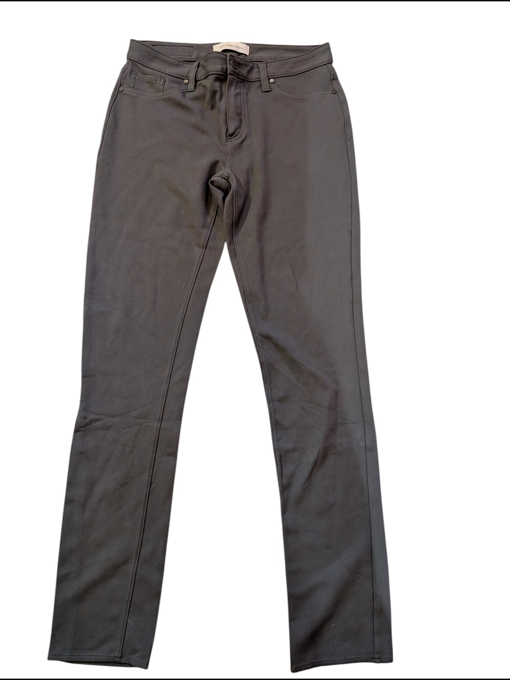 Calvin Klein Grey Straight Pants